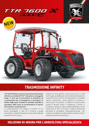 Trattrici agricole - trazione a 4 ruote Carraro TTR 7600 Infinity