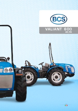 Trattrici agricole - trazione a 4 ruote BCS Valiant 600 AR