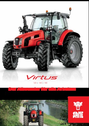 Trattrici agricole - trazione a 4 ruote SAME Virtus 120 