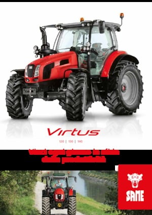 Trattrici agricole - trazione a 4 ruote SAME Virtus 120 