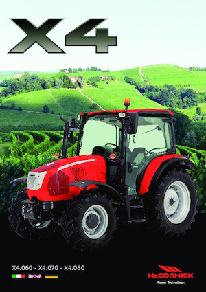 Trattrici agricole - trazione a 4 ruote McCormick X4.070