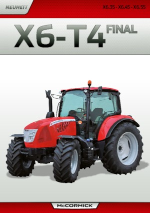 Trattrici agricole - trazione a 4 ruote McCormick X6.55