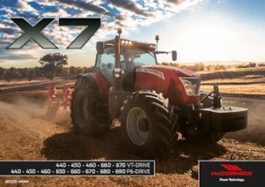 Trattrici agricole - trazione a 4 ruote McCormick X7.450 VT-Drive