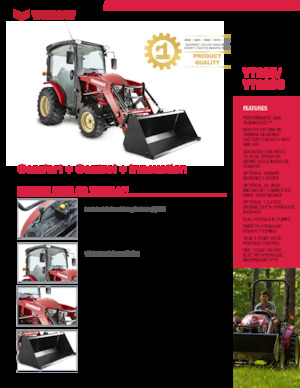 Trattrici agricole - trazione a 4 ruote Yanmar YT235