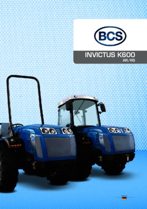 Trattrici agricole - trazione a 4 ruote BCS Invictus K600 AR