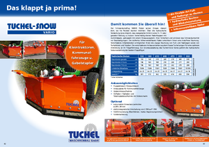 Spazzaneve vari Tuchel Vario 270