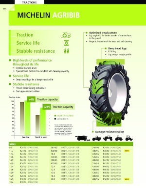 Pneumatici agricoli Michelin AGRIBIB 11.2 R24 119A8/116B TL