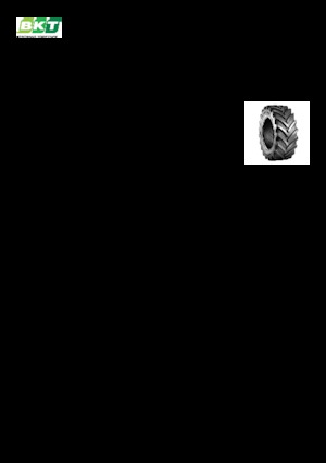 Pneumatici agricoli BKT AGRIMAX V - FLECTO VF 650/65 R 38 NRO