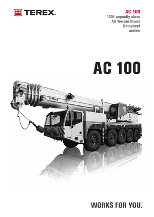 Gru fuoristrada Terex-Demag AC 100 (10x8x8)