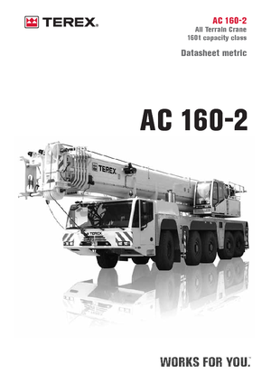 Gru fuoristrada Terex-Demag AC 160-2 (10x8x8)