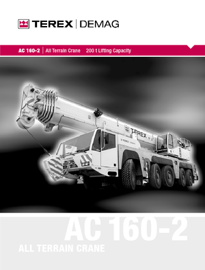 Gru fuoristrada Terex-Demag AC 160-2 (10x8x8)