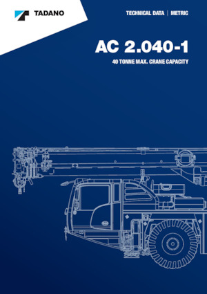 Gru fuoristrada Tadano AC 2.040-1