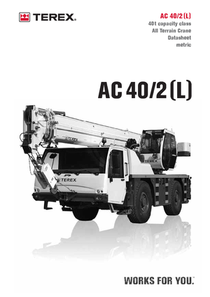Gru fuoristrada Terex-Demag AC 40/2 L (4x4x4)