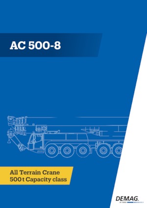 Gru fuoristrada Demag AC 500-8