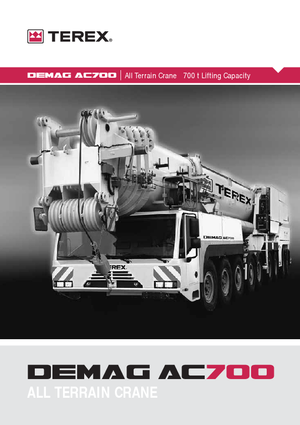 Gru fuoristrada Terex-Demag AC 700 (18x8x16)