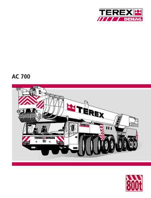 Gru fuoristrada Terex-Demag AC 700 (18x8x16)