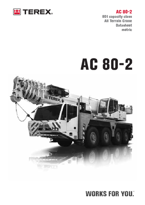 Gru fuoristrada Terex-Demag AC 80-2 (8x8x8)