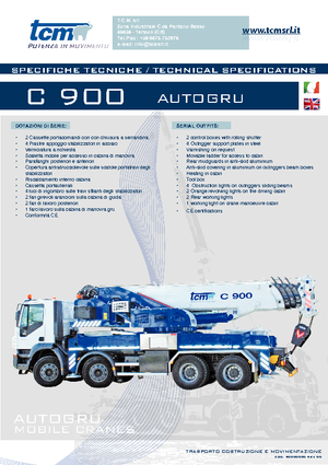 Gru fuoristrada tcm C 900 (8x4x4)