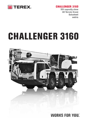 Gru fuoristrada Terex-Demag Challenger 3160 (6x4x6)
