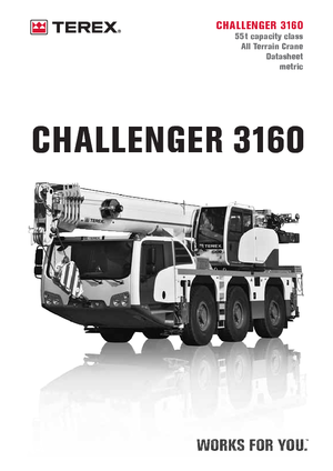 Gru fuoristrada Terex-Demag Challenger 3160 (6x4x6)