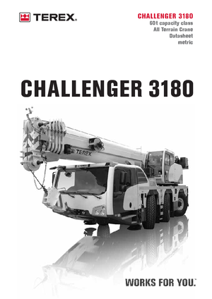 Gru fuoristrada Terex-Demag Challenger 3180 (6x4x6)