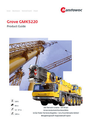 Gru fuoristrada Grove GMK5220 