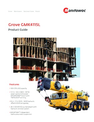 Gru fuoristrada Grove GMK4115L
