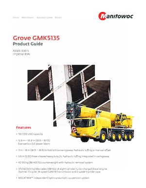 Gru fuoristrada Grove GMK5135