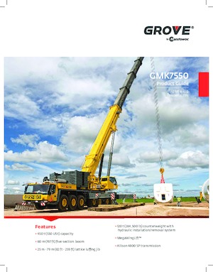 Gru fuoristrada Grove GMK7550