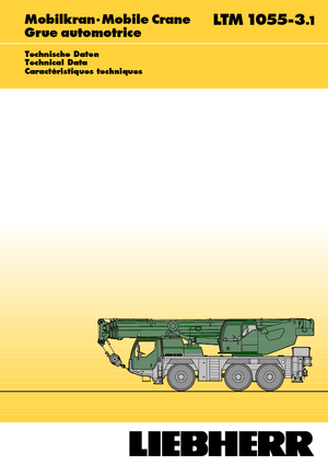 Gru fuoristrada Liebherr LTM 1055-3.1 (6x4x6)