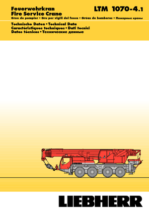 Gru fuoristrada Liebherr LTM 1070-4.1 (8x6x8)