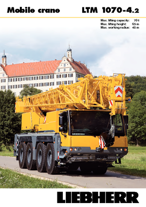 Gru fuoristrada Liebherr LTM 1070-4.2 