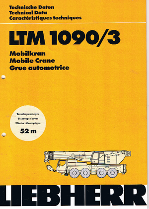 Gru fuoristrada Liebherr LTM 1090/3 (8x8x6)