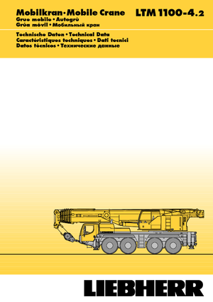 Gru fuoristrada Liebherr LTM 1100-4.2