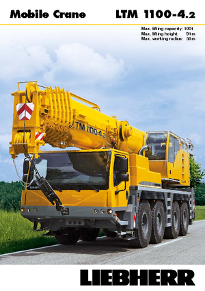 Gru fuoristrada Liebherr LTM 1100-4.2 