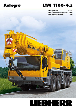 Gru fuoristrada Liebherr LTM 1100-4.2 