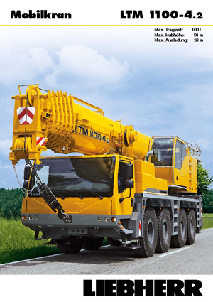 Gru fuoristrada Liebherr LTM 1100-4.2