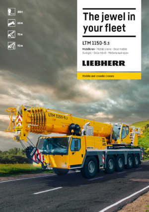 Gru fuoristrada Liebherr LTM 1150-5.3