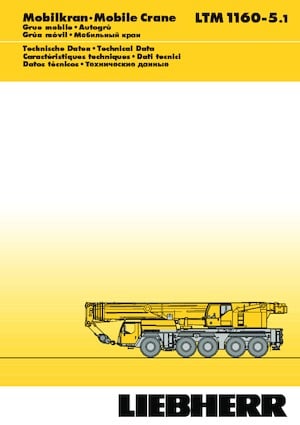 Gru fuoristrada Liebherr LTM 1160-5.1 (10x6x8)