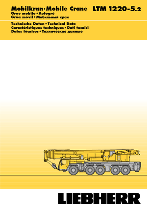 Gru fuoristrada Liebherr LTM 1220-5.2 (10x6x10)