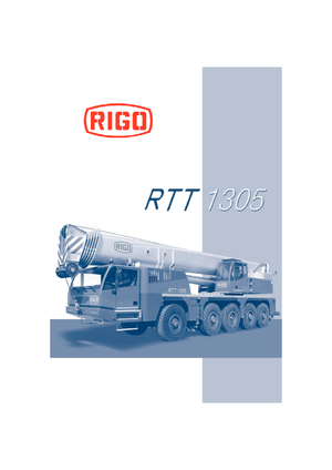 Gru fuoristrada RIGO RTT 1305