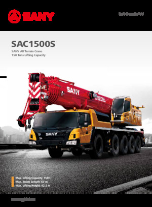 Gru fuoristrada Sany SAC1500S