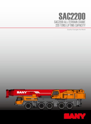 Gru fuoristrada Sany SAC 2200
