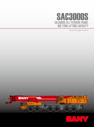 Gru fuoristrada Sany SAC3000S
