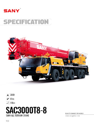 Gru fuoristrada Sany SAC3000T8-8