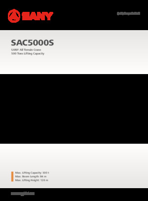 Gru fuoristrada Sany SAC5000S 