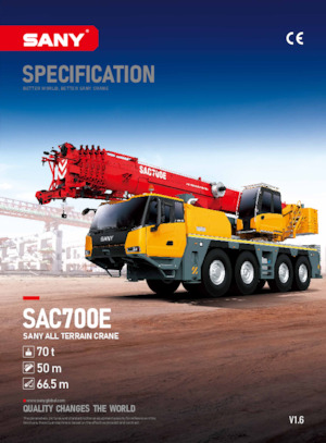 Gru fuoristrada Sany SAC700E 