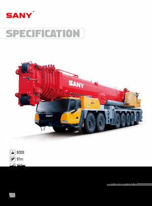 Gru fuoristrada Sany SAC8000C7-8