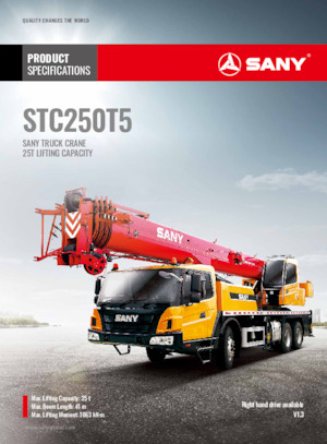 Gru fuoristrada Sany STC250T5