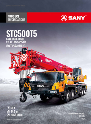 Gru fuoristrada Sany STC500T5